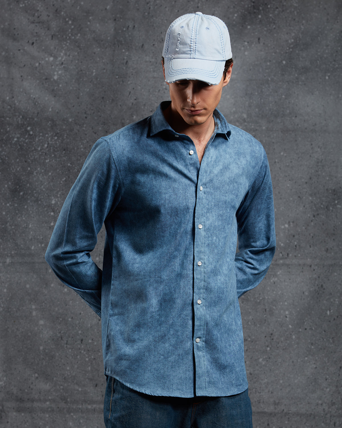 Marauder Distressed Denim Shirt Bombay Shirt Company