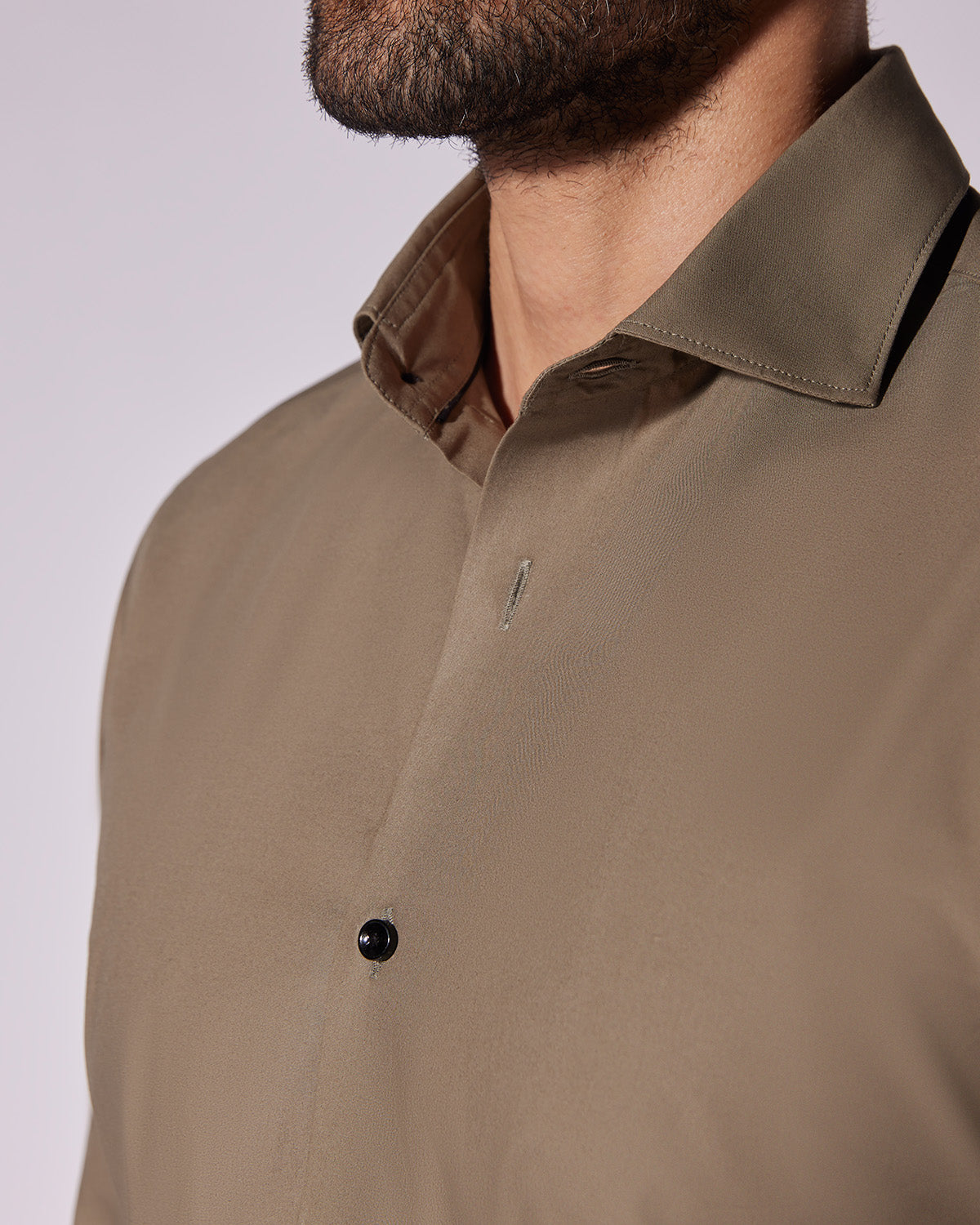 Lightweight Poplin Shirt - Green