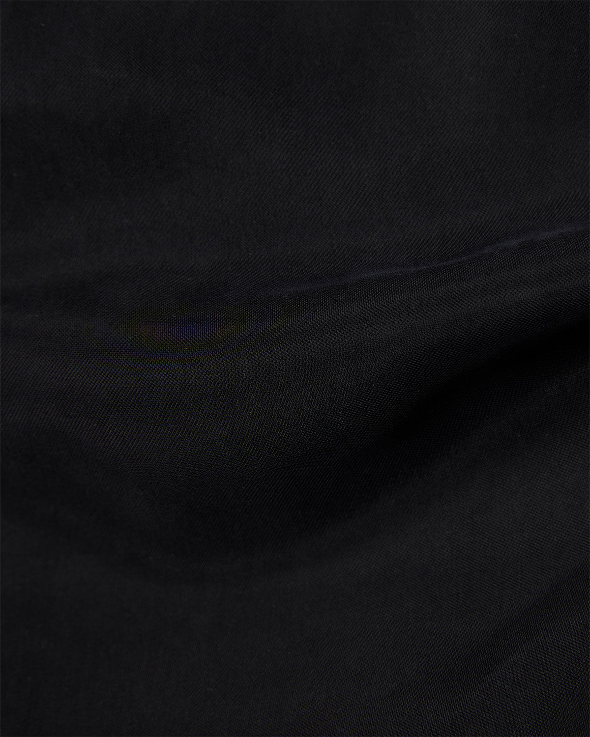 Cupro Twill Shirt - Black