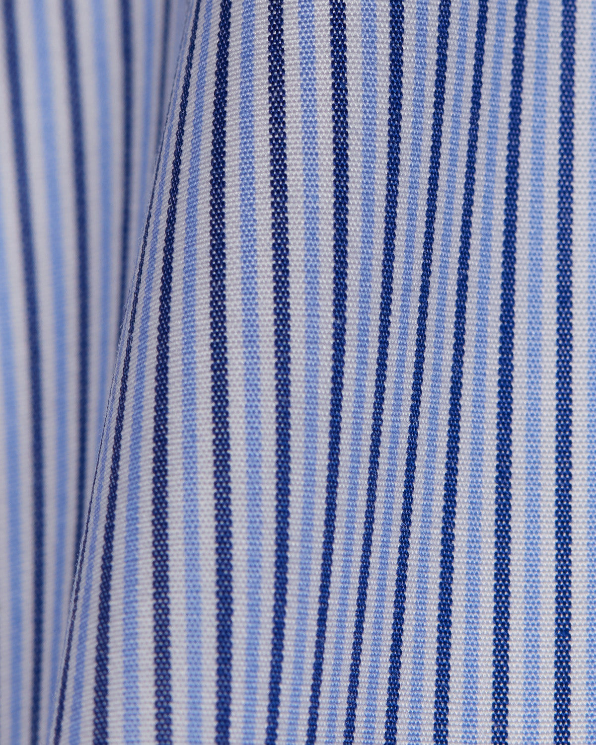 Antares Oxford Striped Shirt - Navy & Blue