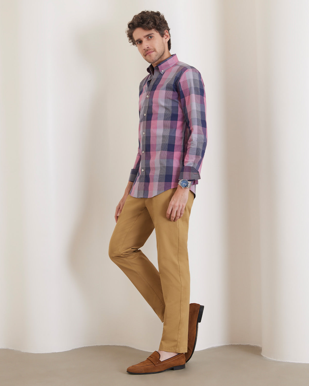 Cotton Checked Shirt - Multicoloured