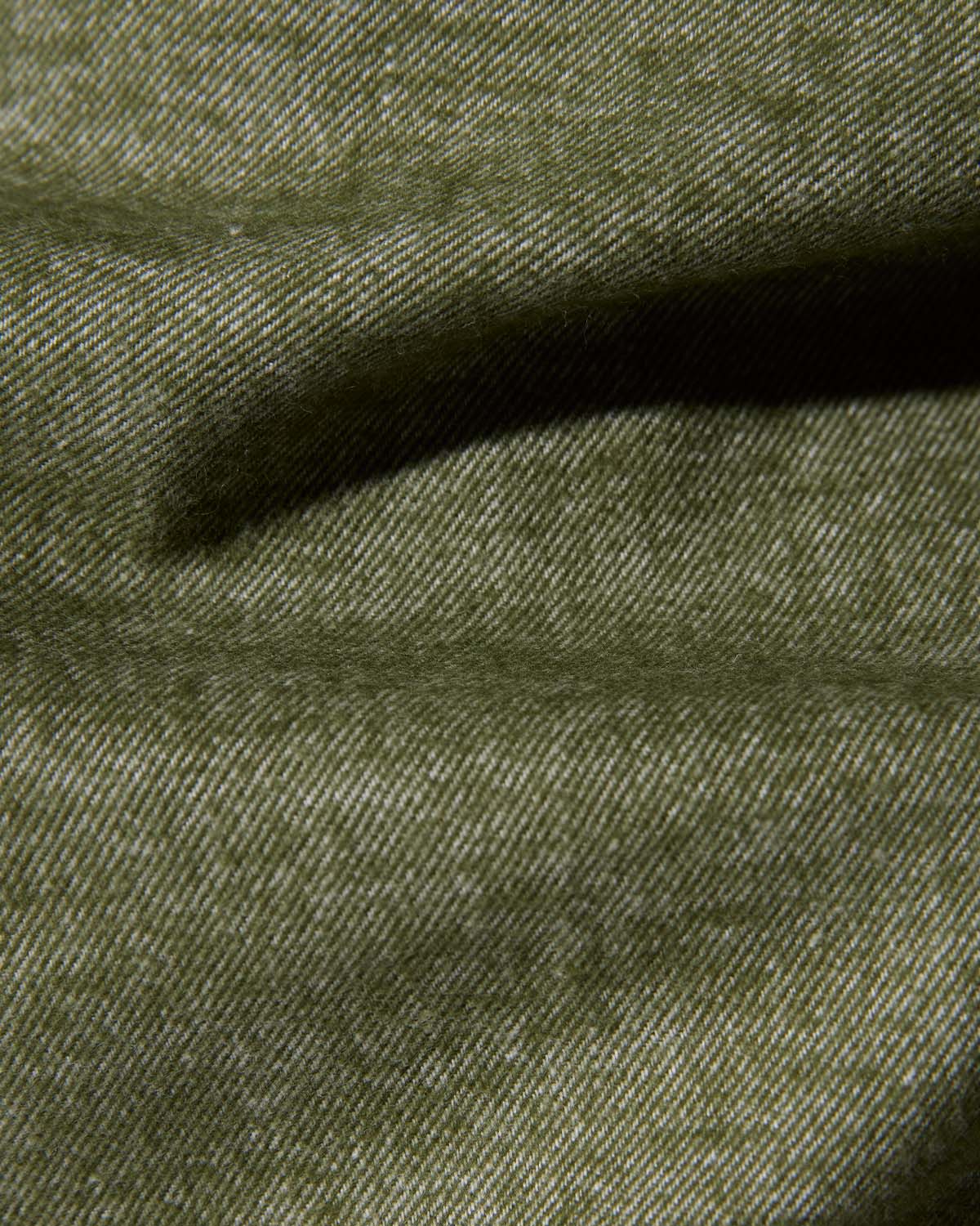 Japanese Brushed Twill Shirt - Green