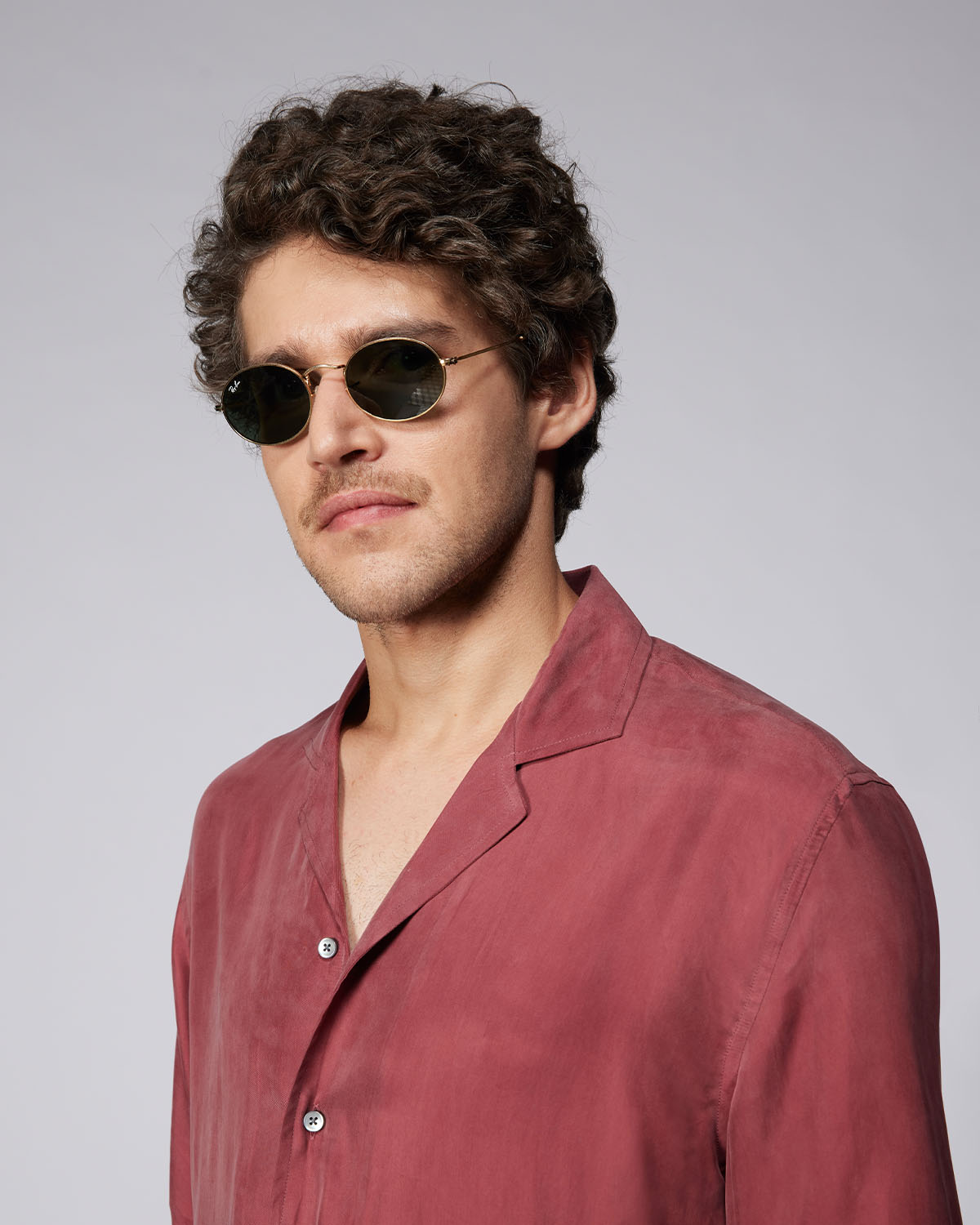 Cupro Twill Shirt - Deep Pink