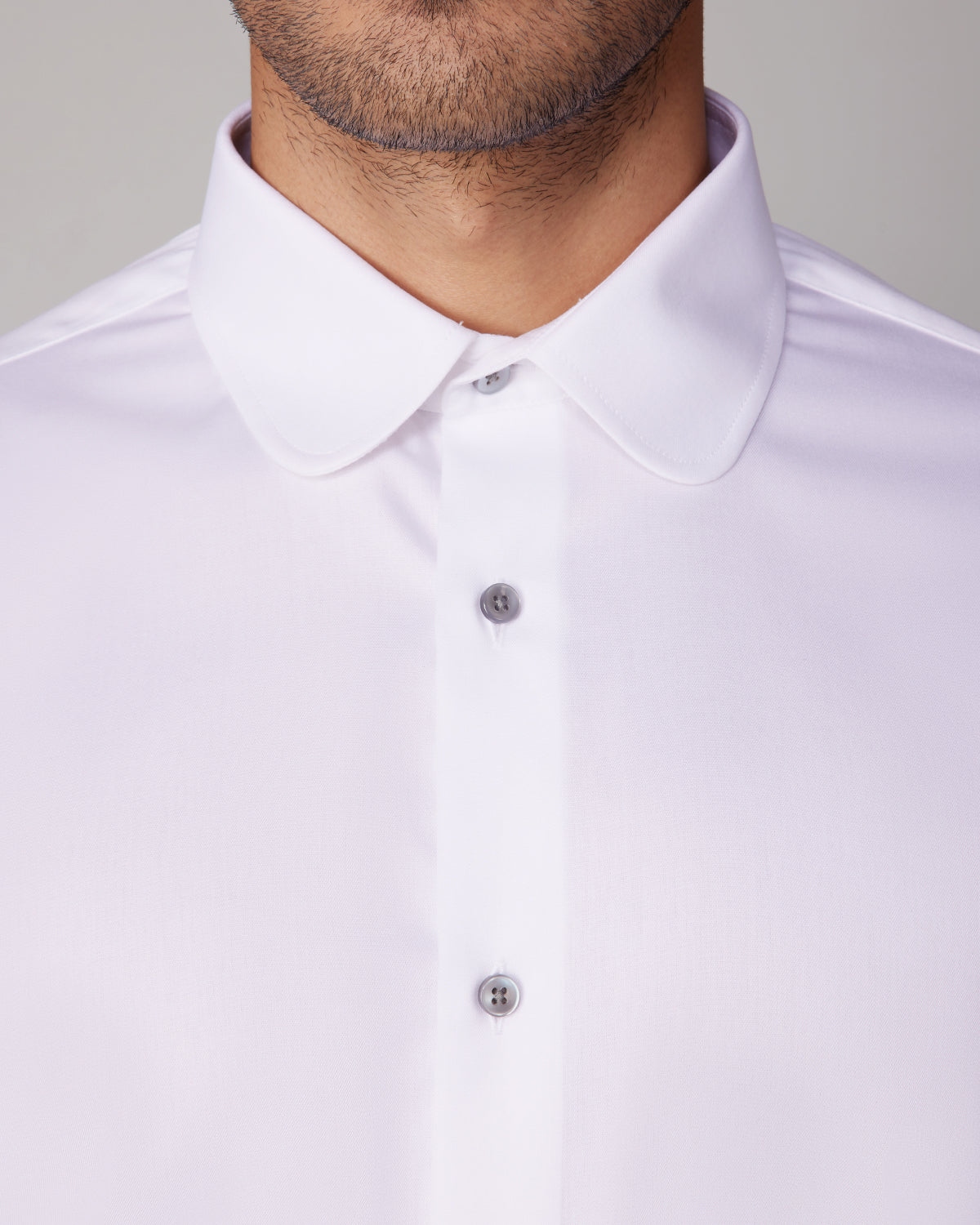 Luthai Wrinkle-Free Twill Shirt - White