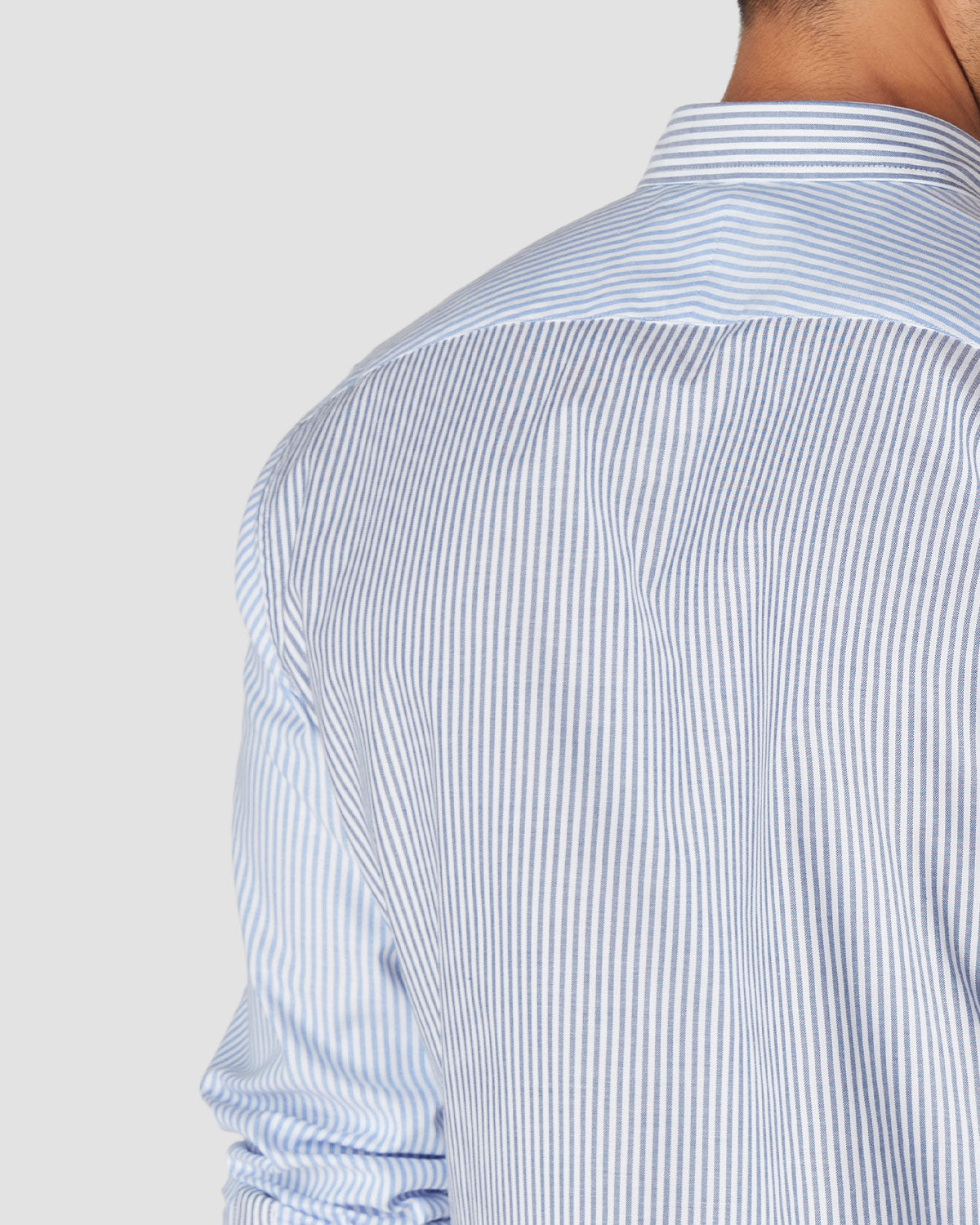 Oxford Striped Shirt - Blue