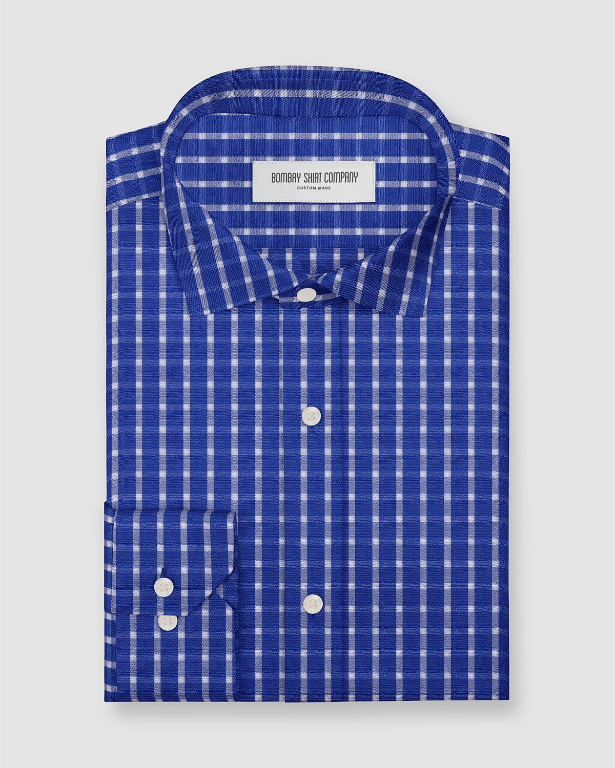 Blue + White Check Shirts – Bombay Shirt Company Blue + White Check Shirts – Bombay Shirt Company