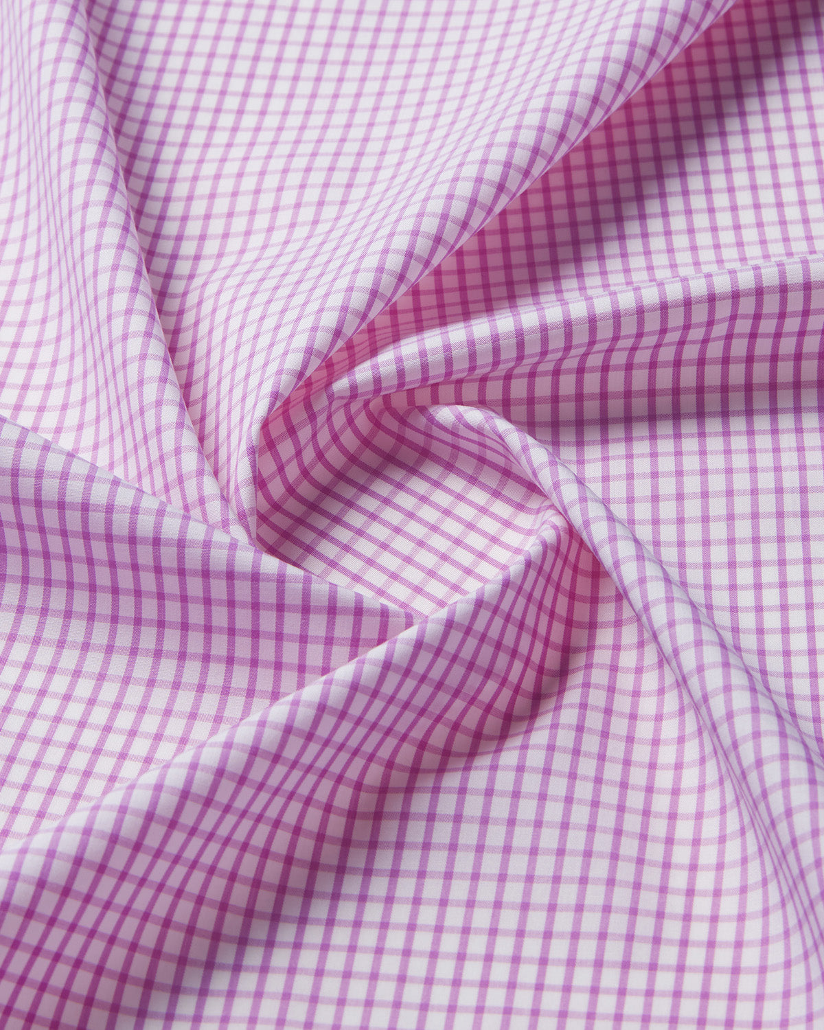 Cotton Checked Shirt - Pink
