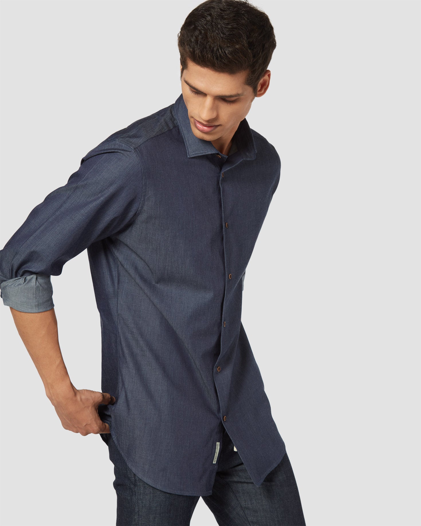 Denim Shirt - Dark Blue