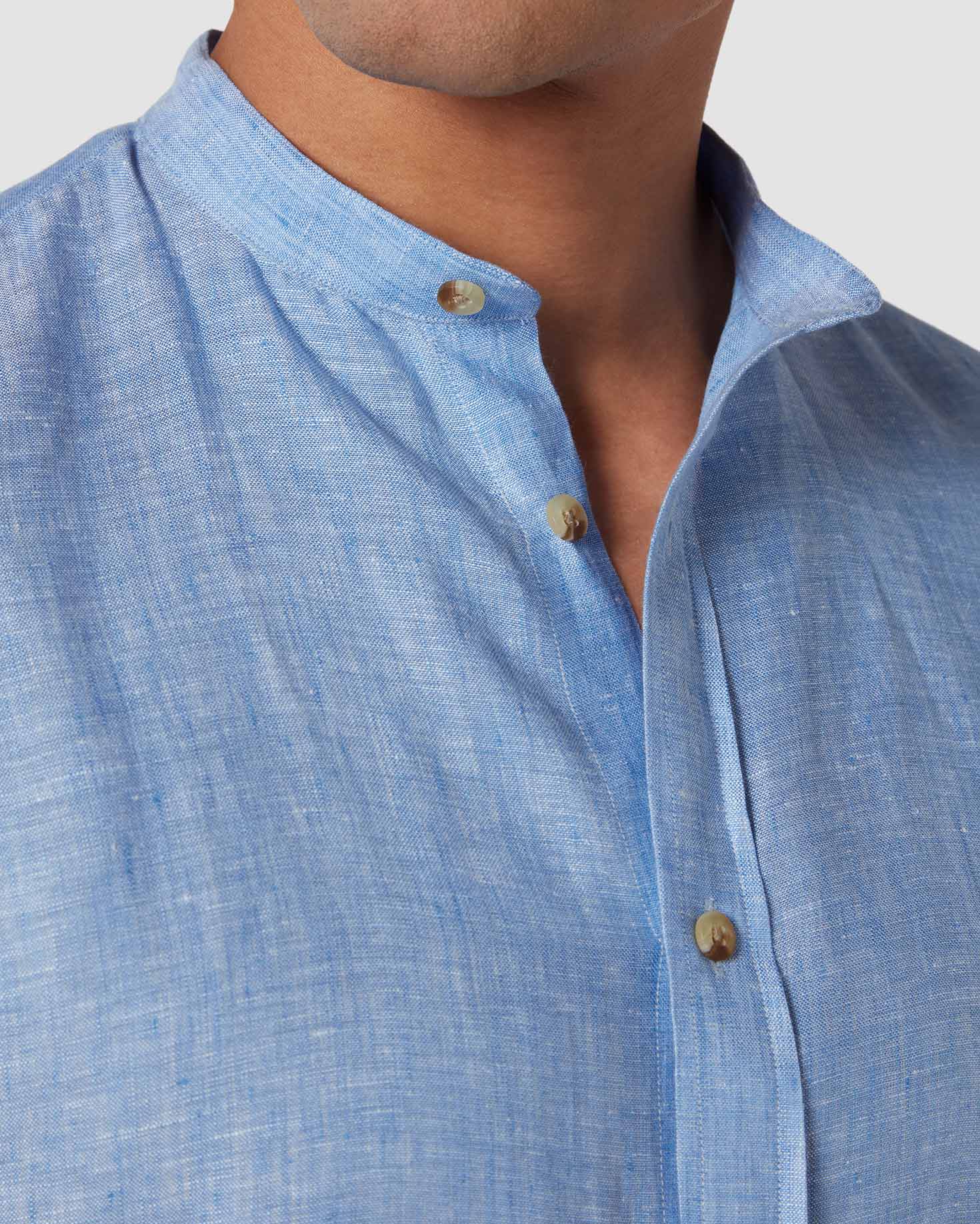 Blue Glass Linen Shirt