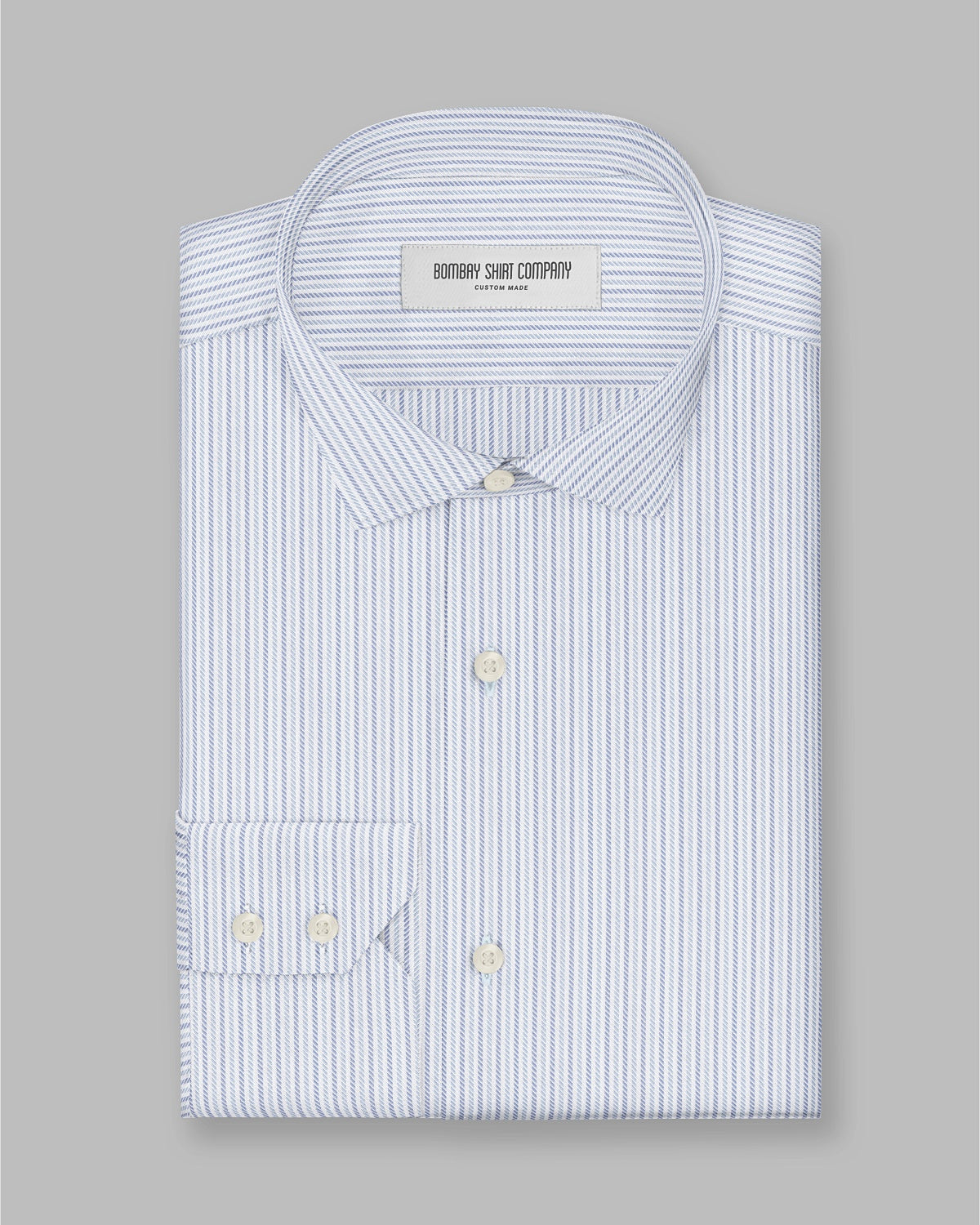 Primus Twill Striped Shirt - Blue
