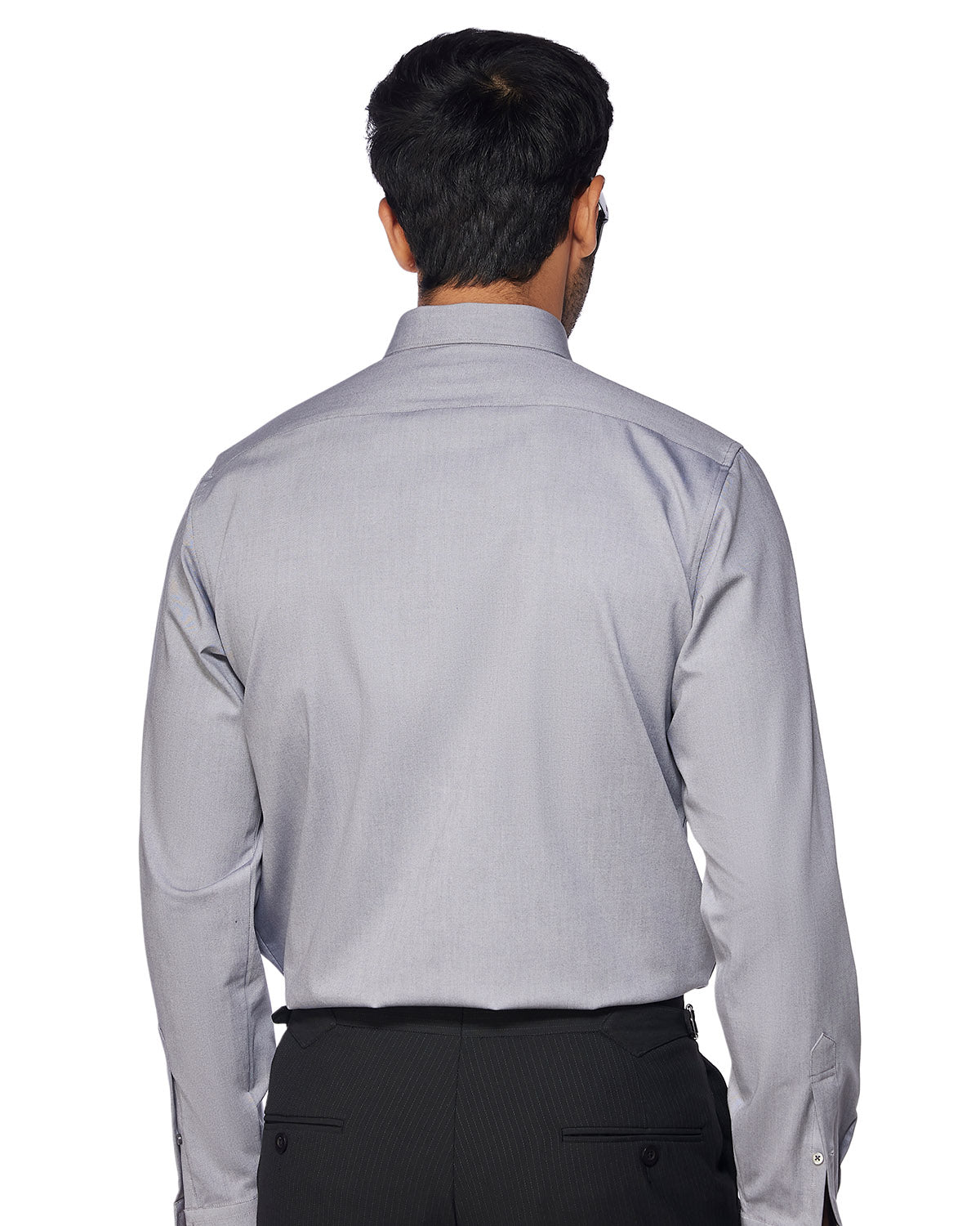 4-Way Stretch Oxford Shirt - Grey