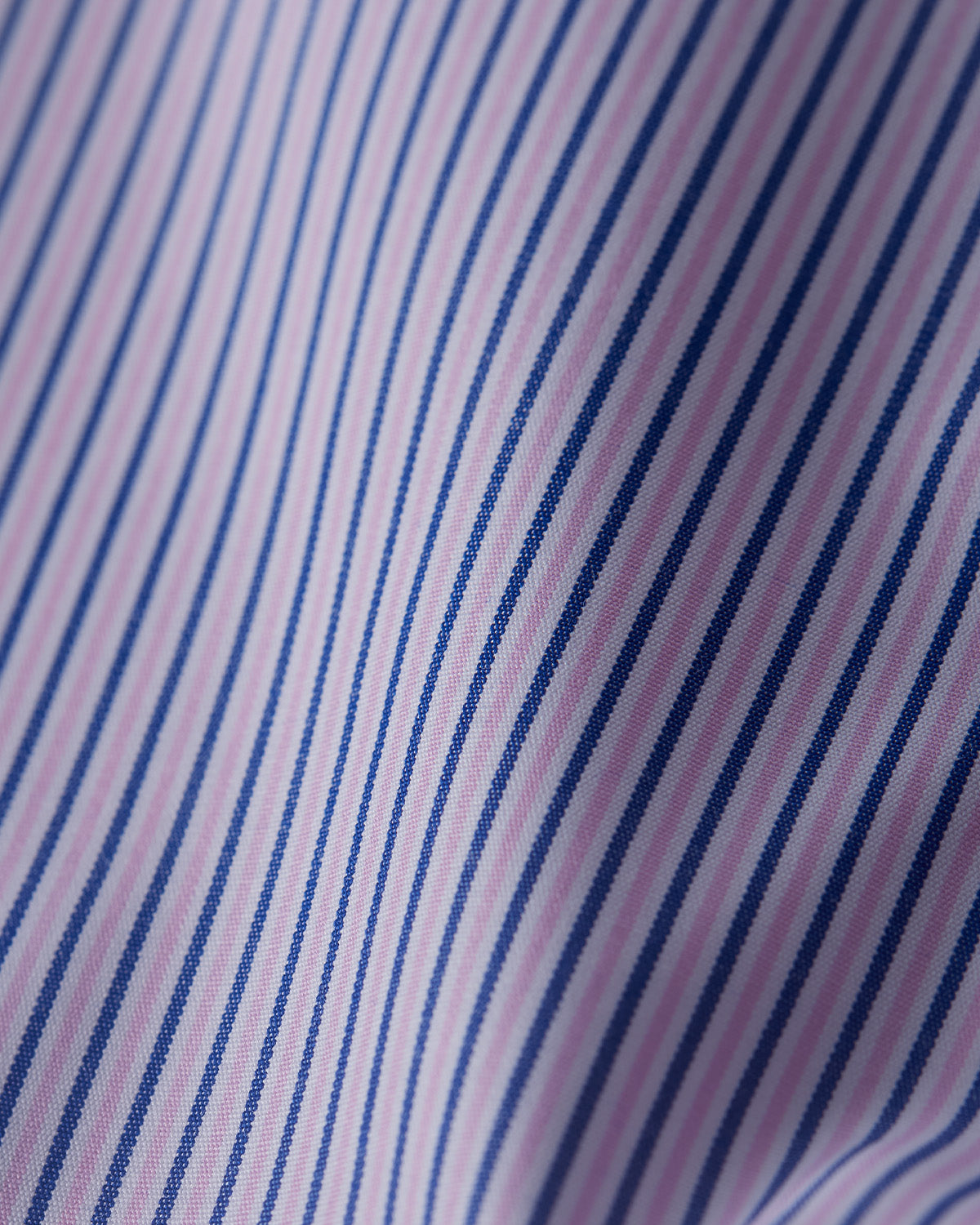 Antares Oxford Striped Shirt - Navy & Pink