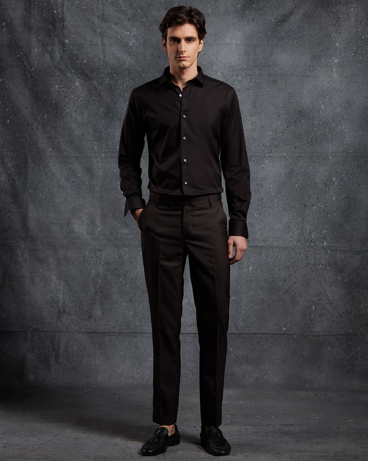 Soktas Twill Shirt - Black