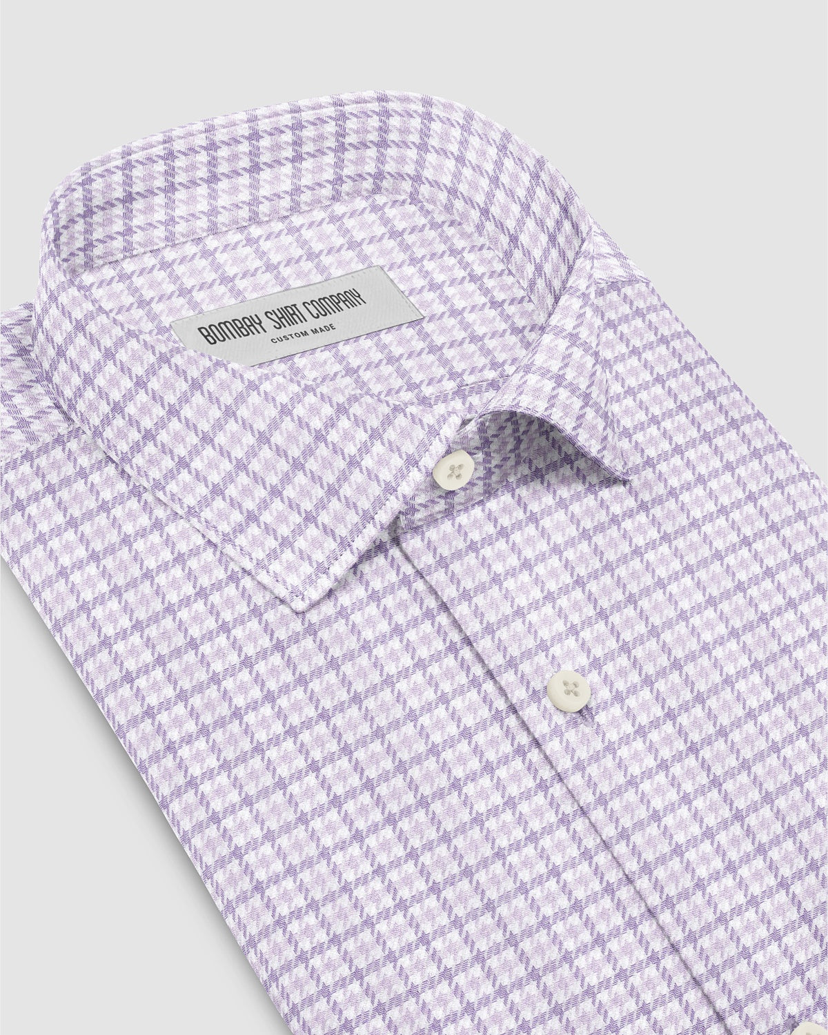 Primus Twill Checked Shirt - Purple