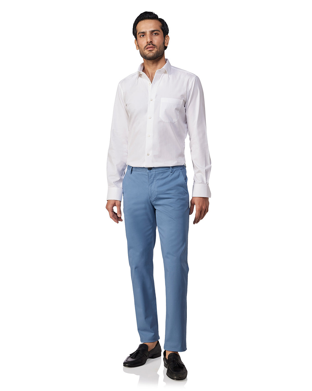 Cotton Oxford Shirt - White