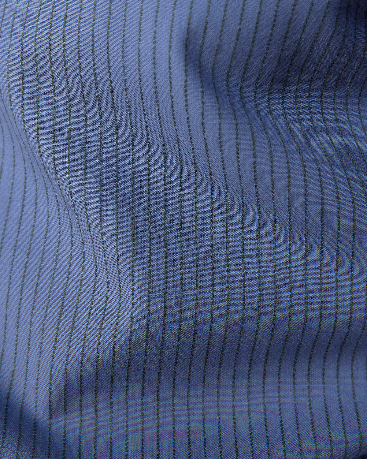 Japanese Cotton Striped Shirt - Black & Indigo
