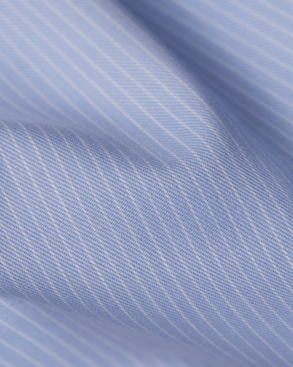 Valerian Twill Striped Shirt - Blue & White