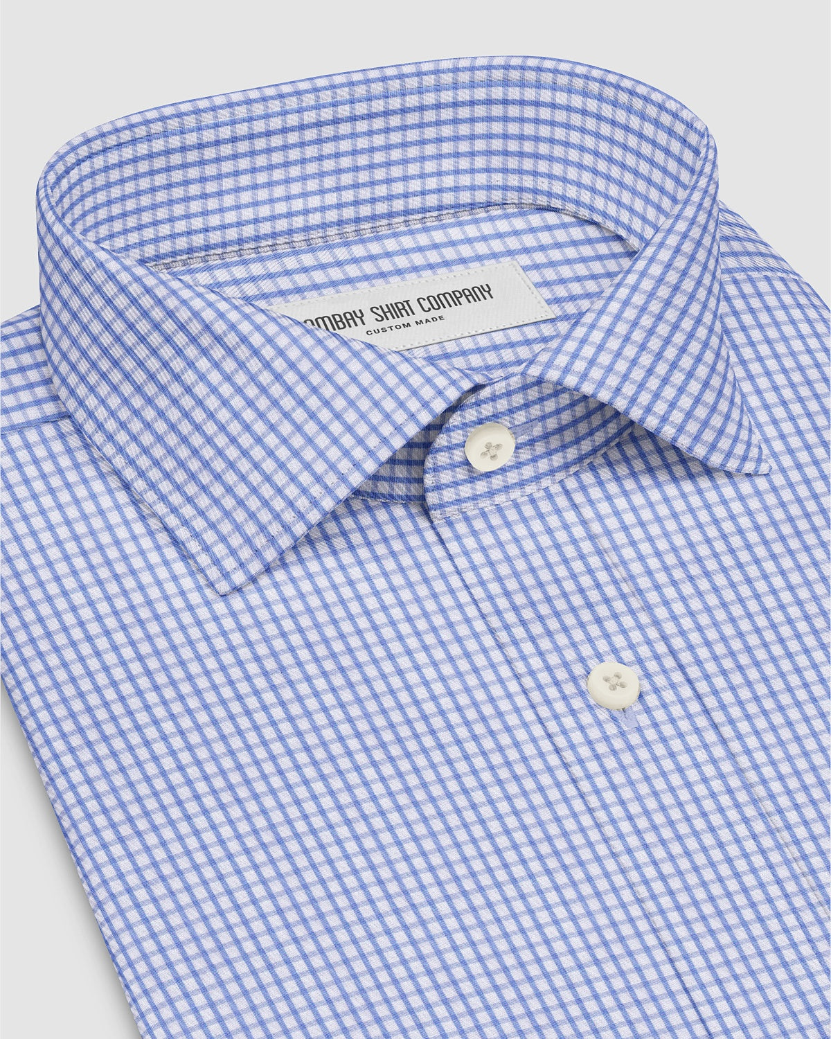 Clarion Gingham Checked Shirt - Blue