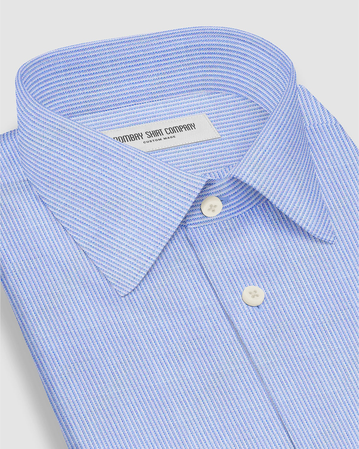 Lyra Twill Striped Shirt - Blue