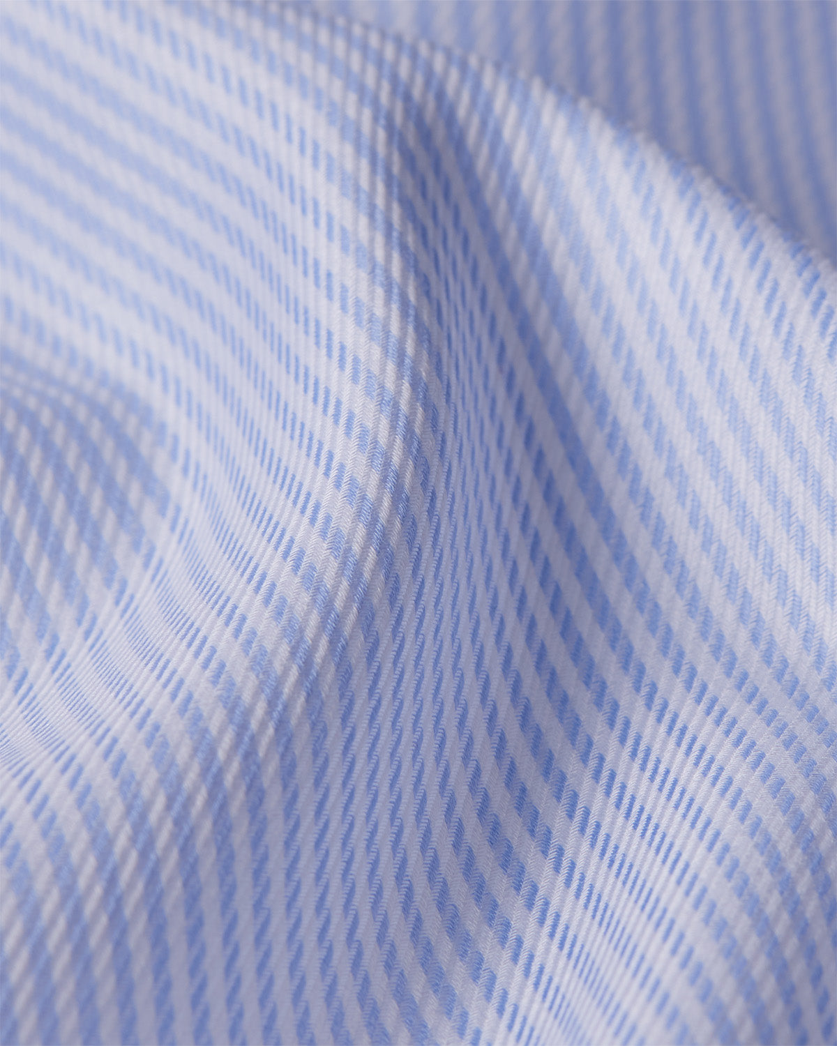 Granger Twill Striped Shirt - Blue & White