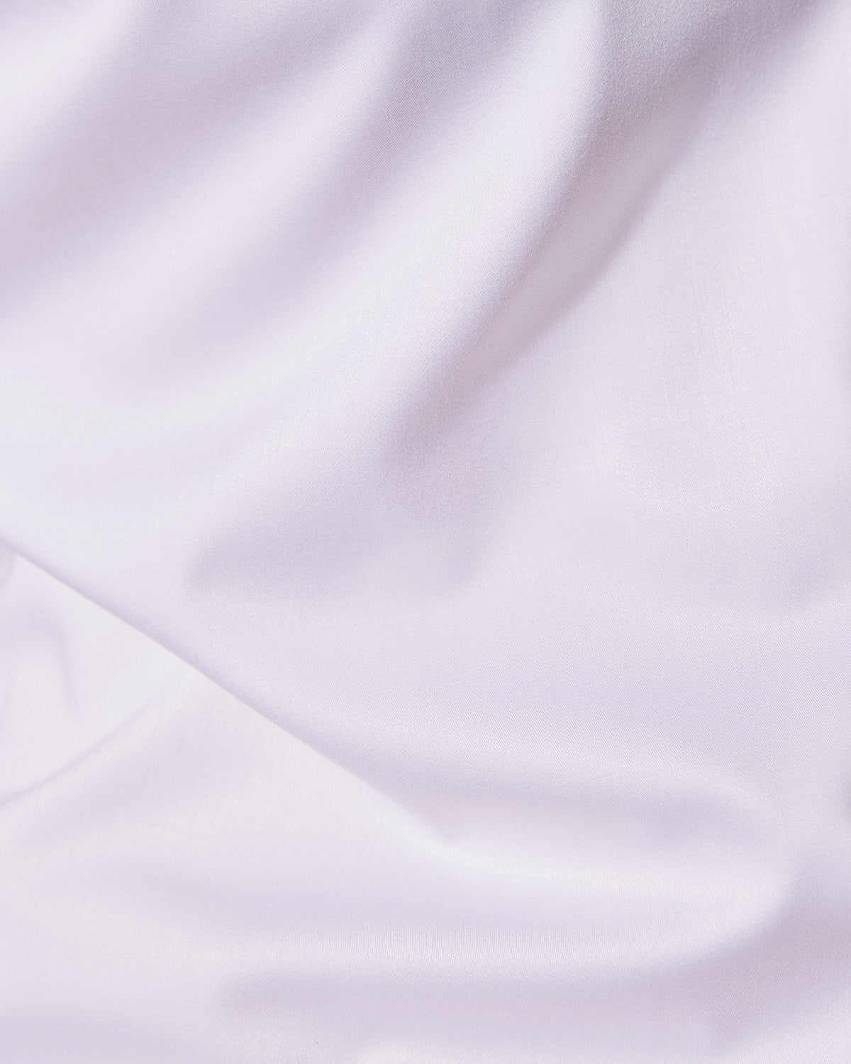 Wrinkle-Free Bamboo-Blend Satin Shirt - White