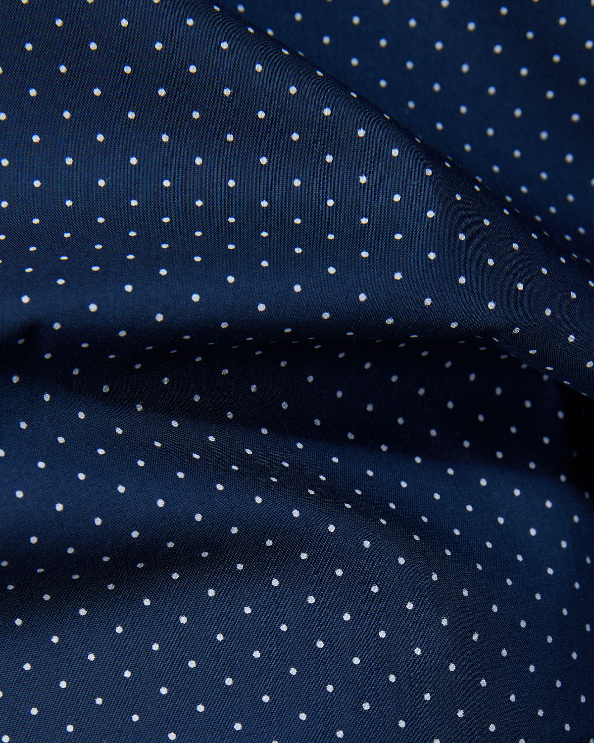 Polka Dot Printed Shirt - Navy