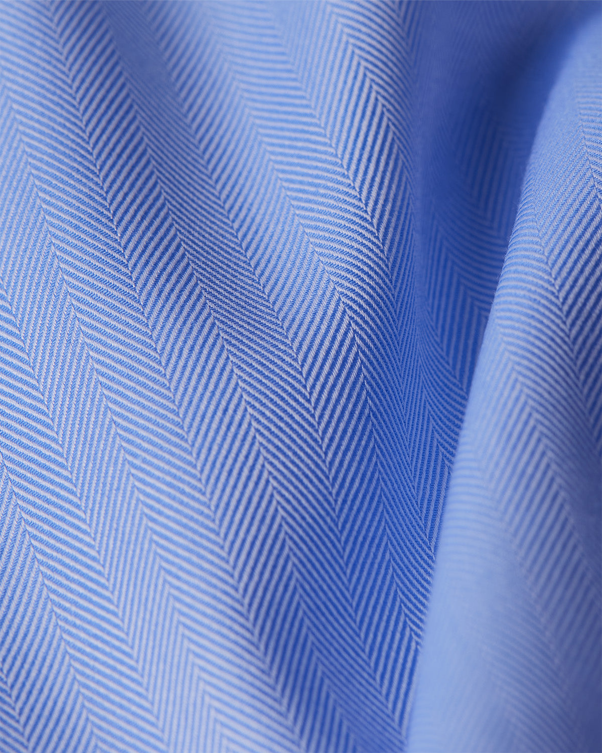 Ellara Herringbone Shirt - Blue