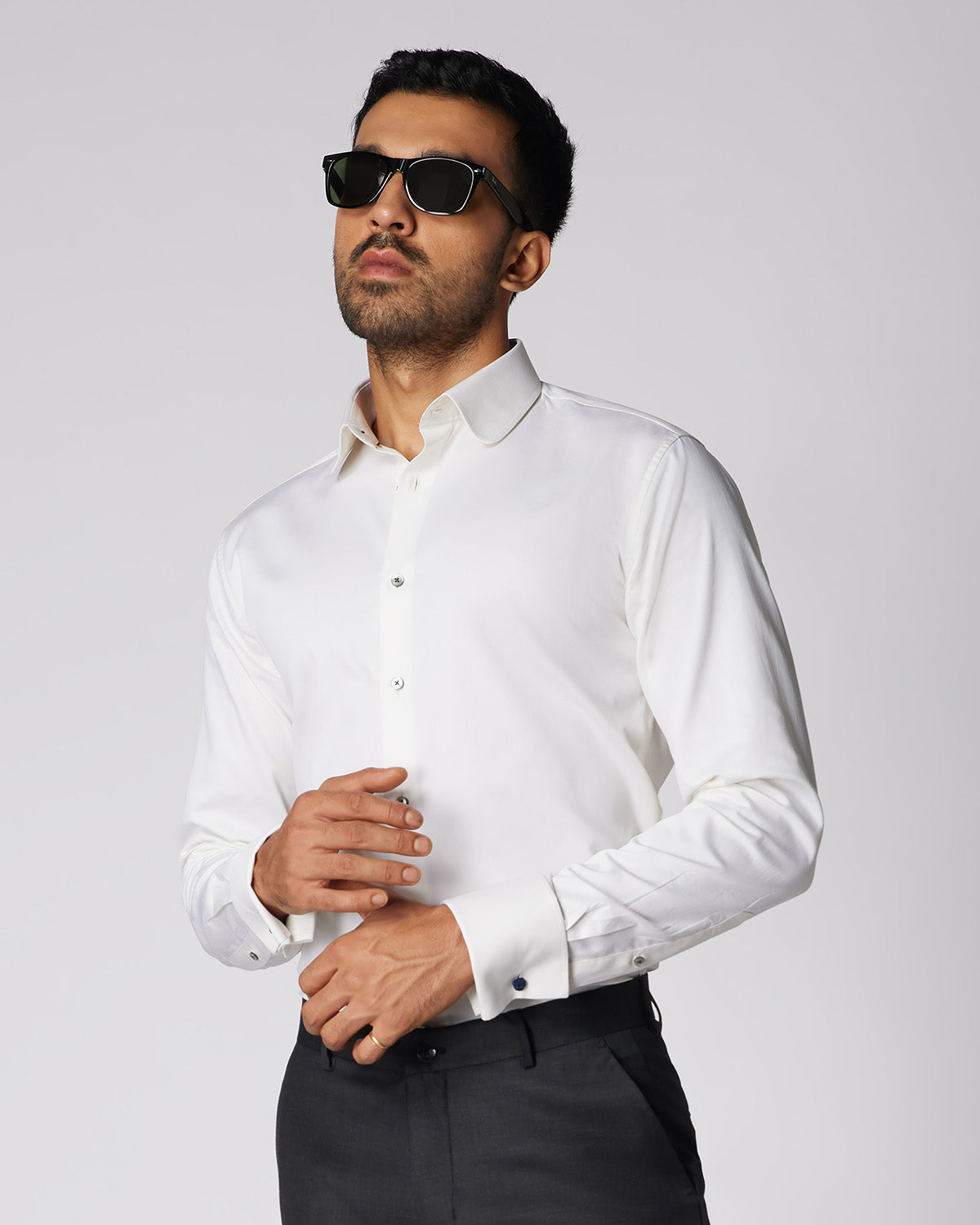 Soktas Micro Dobby Shirt - Off White