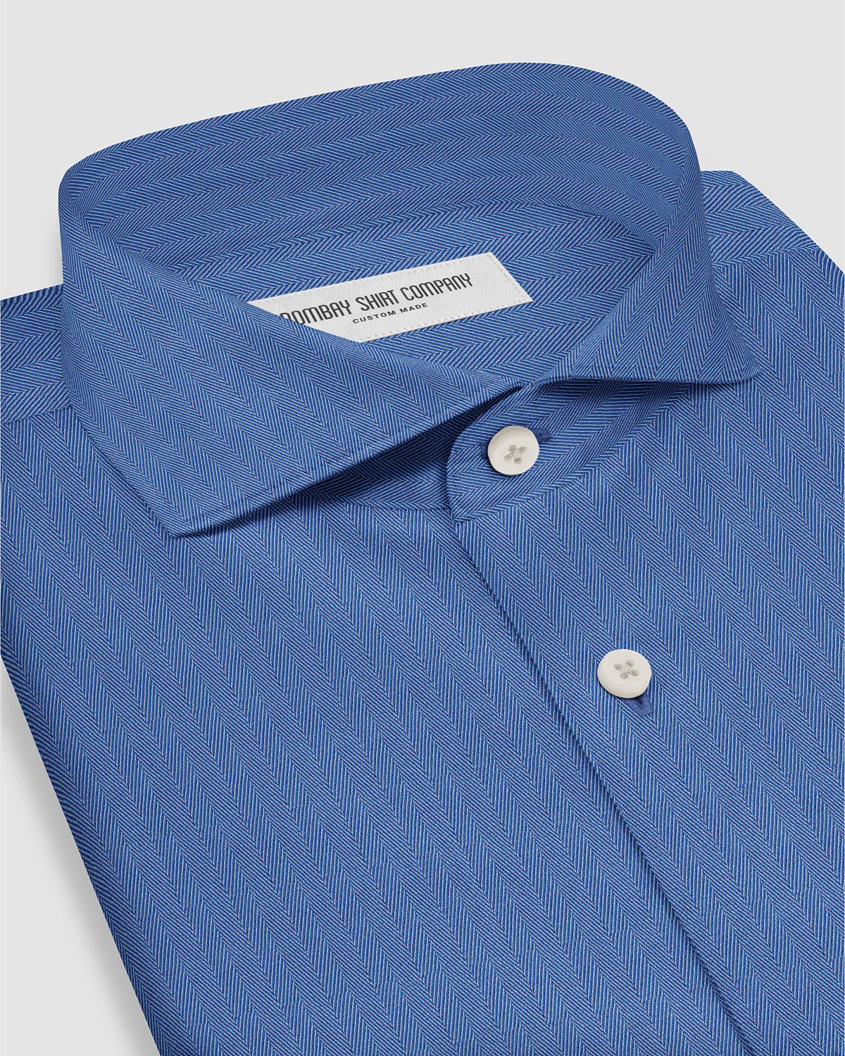 Crux Herringbone Shirt - Blue