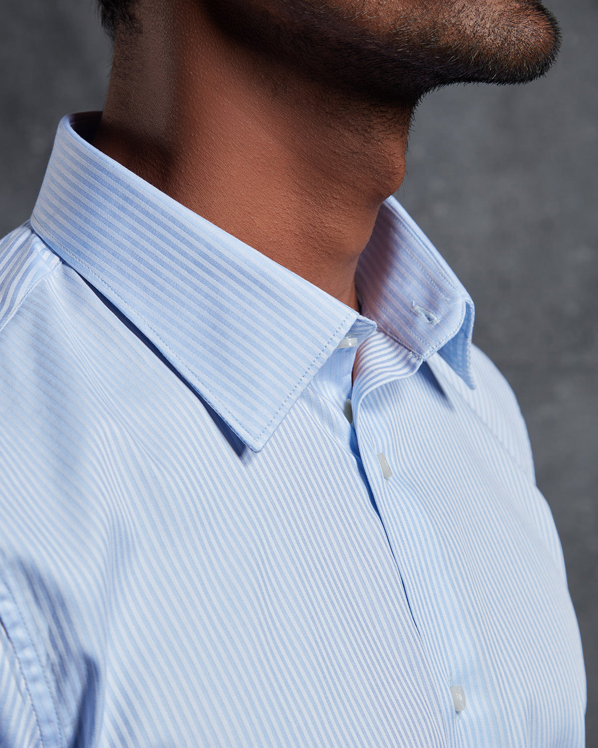 Soktas Self-Striped Shirt - Blue