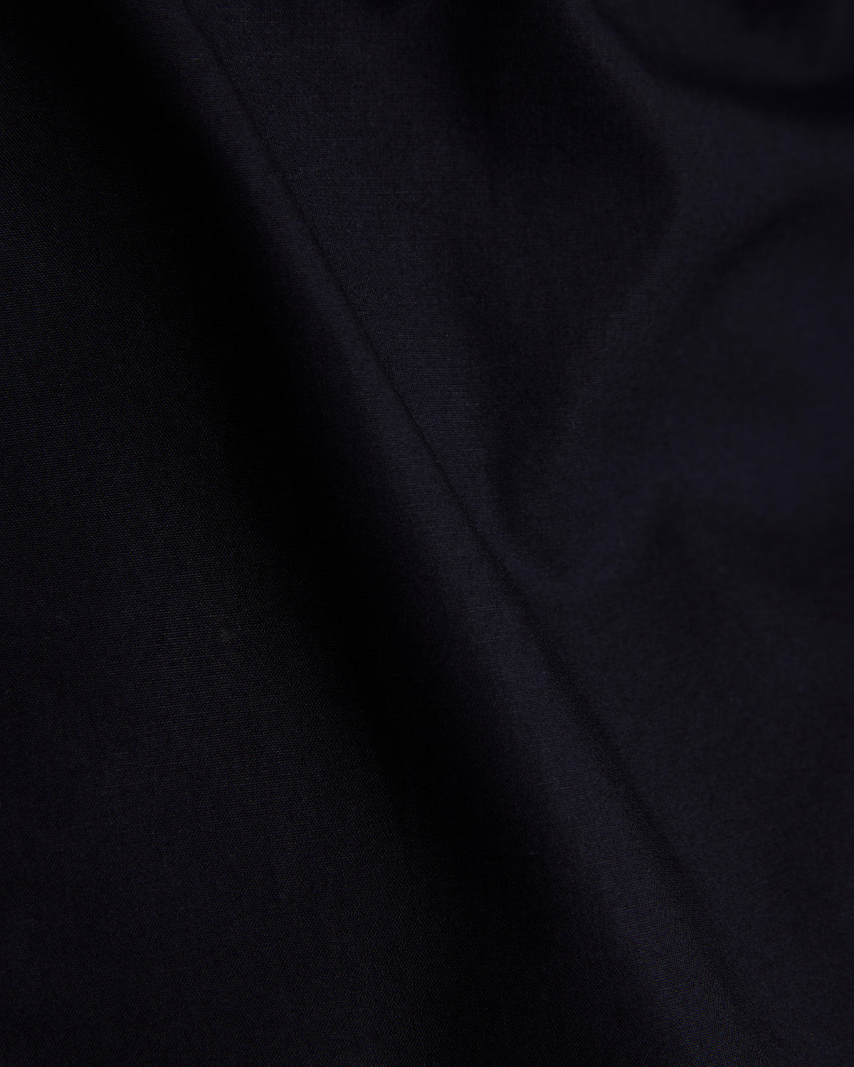 Cotton Poplin Shirt - Black