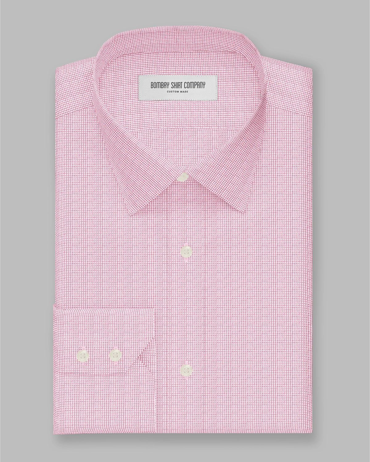 Aries Dobby Checked Shirt - Pink
