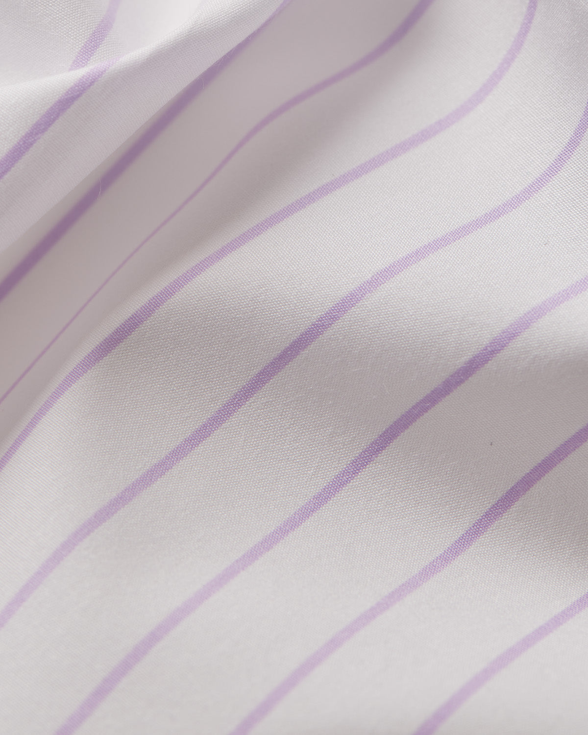 Everett Poplin Broad-Striped Shirt - Purple