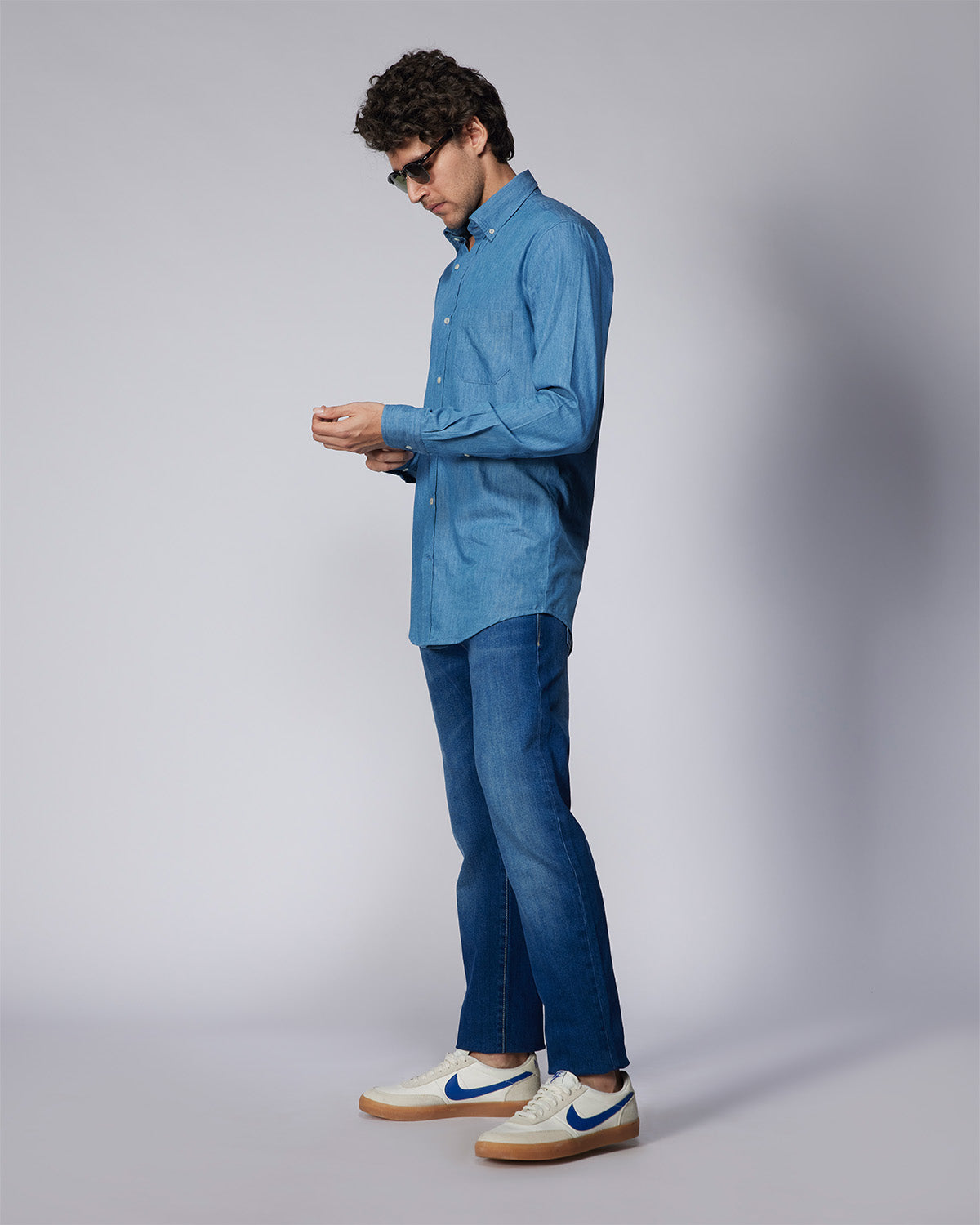 Denim Shirt - Mid Blue