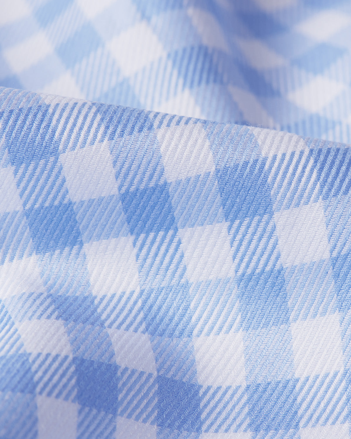 Elan Twill Checked Shirt - Blue & White