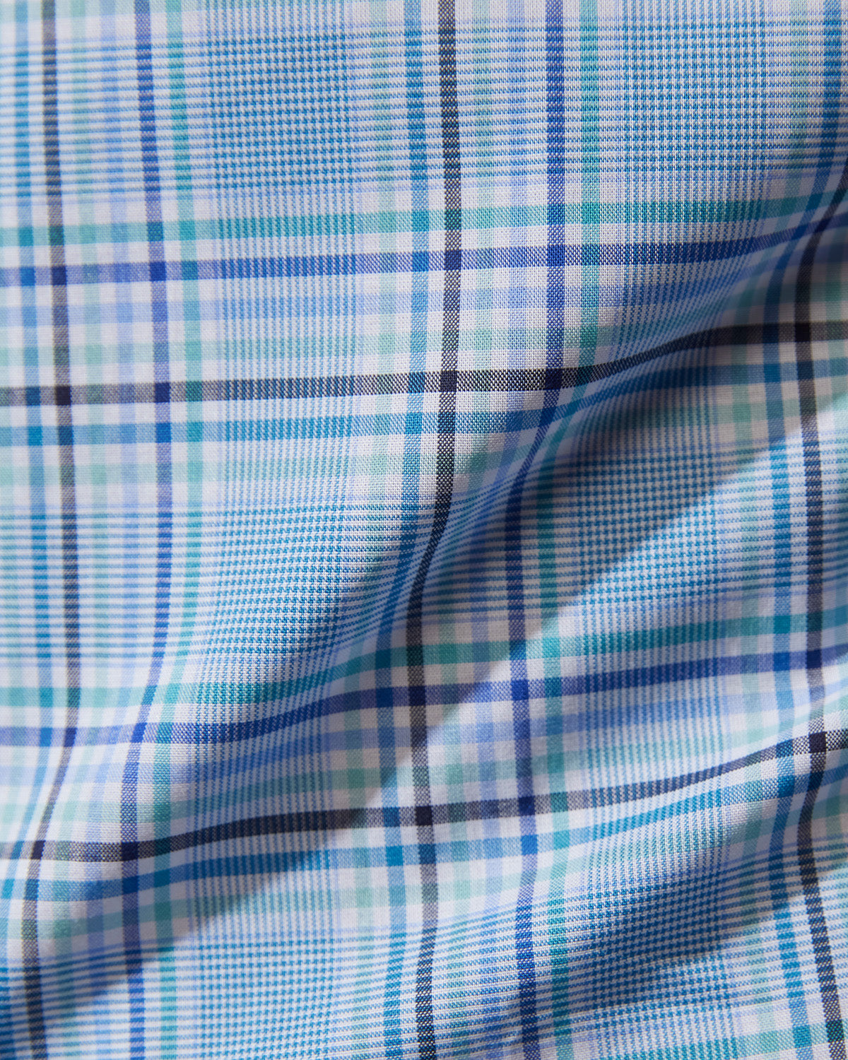Somelos Checked Shirt - Blue & Green
