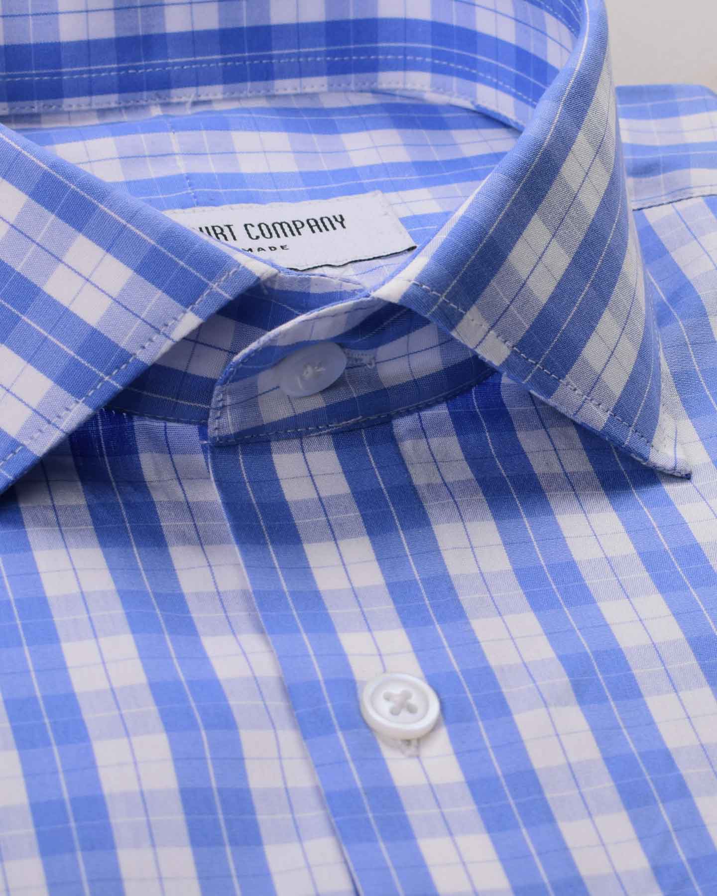 Cerulean Wash Checks Shirt