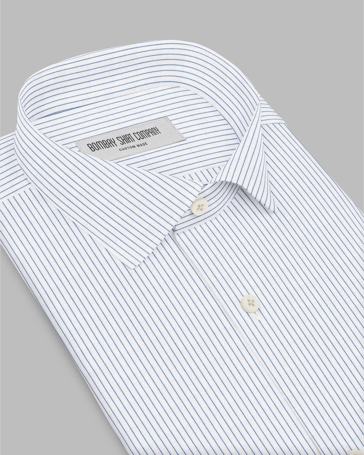 Marvella Oxford Pinstriped Shirt - Blue