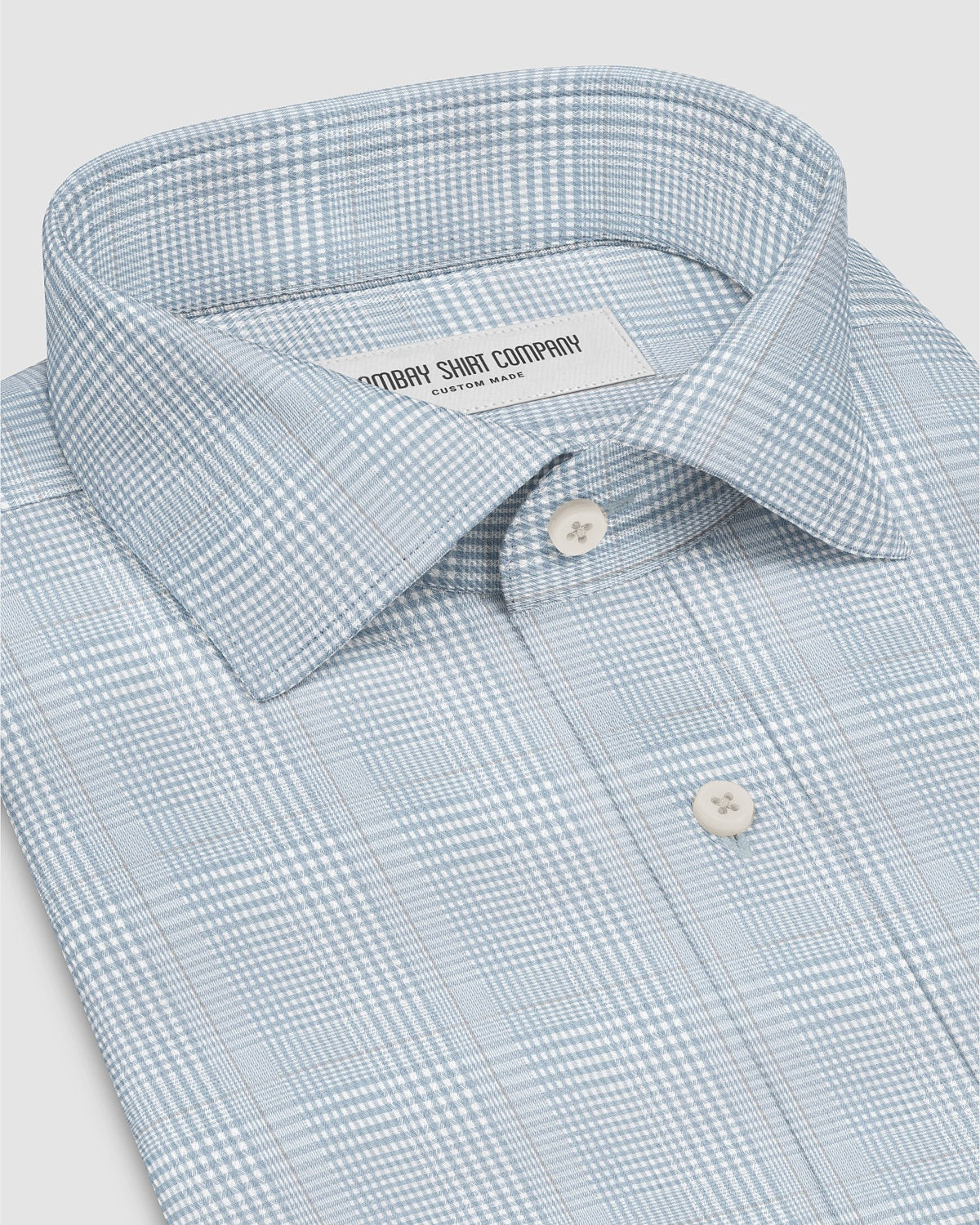 Bellwether Dobby Checked Shirt - Blue