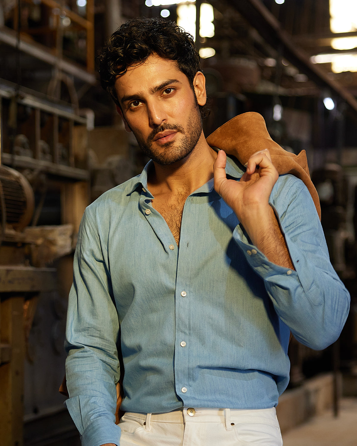 Denim Shirt - Light Blue