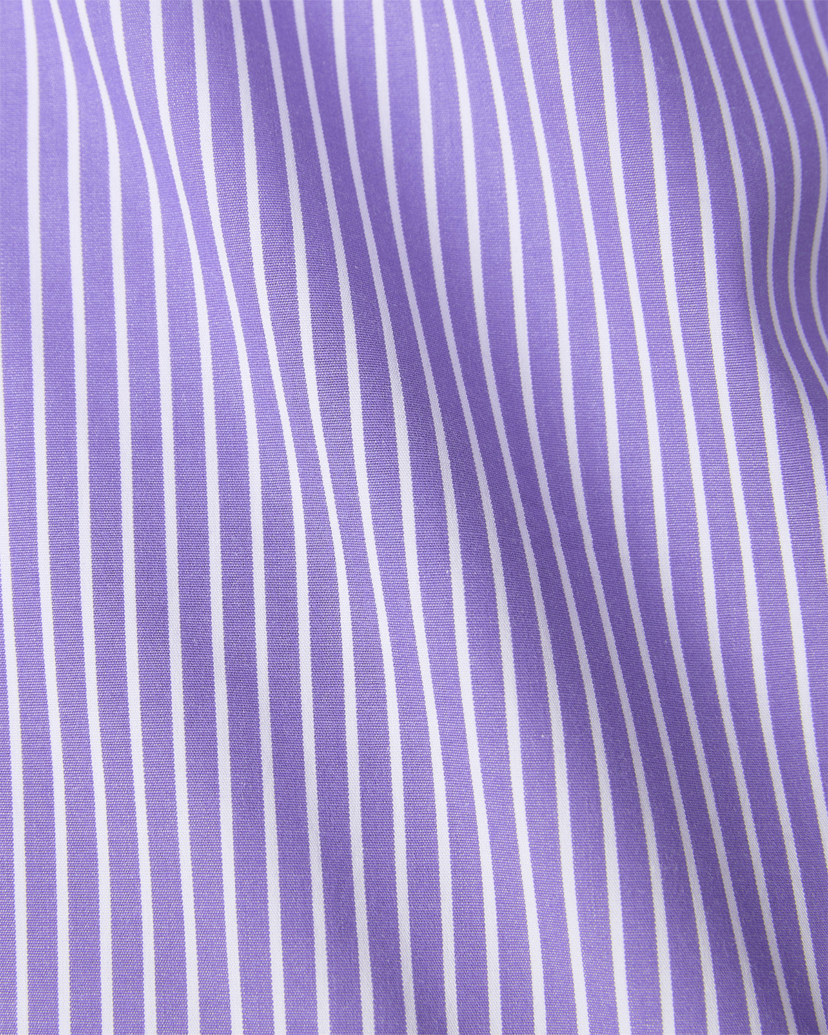 Soft Cotton Striped Shirt - Purple & White