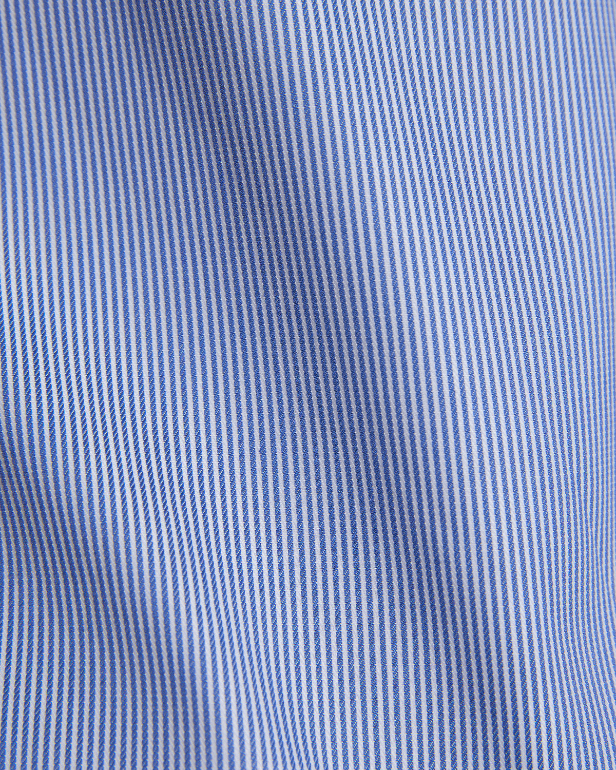 Cotton Pinstriped Shirt - Grey & White