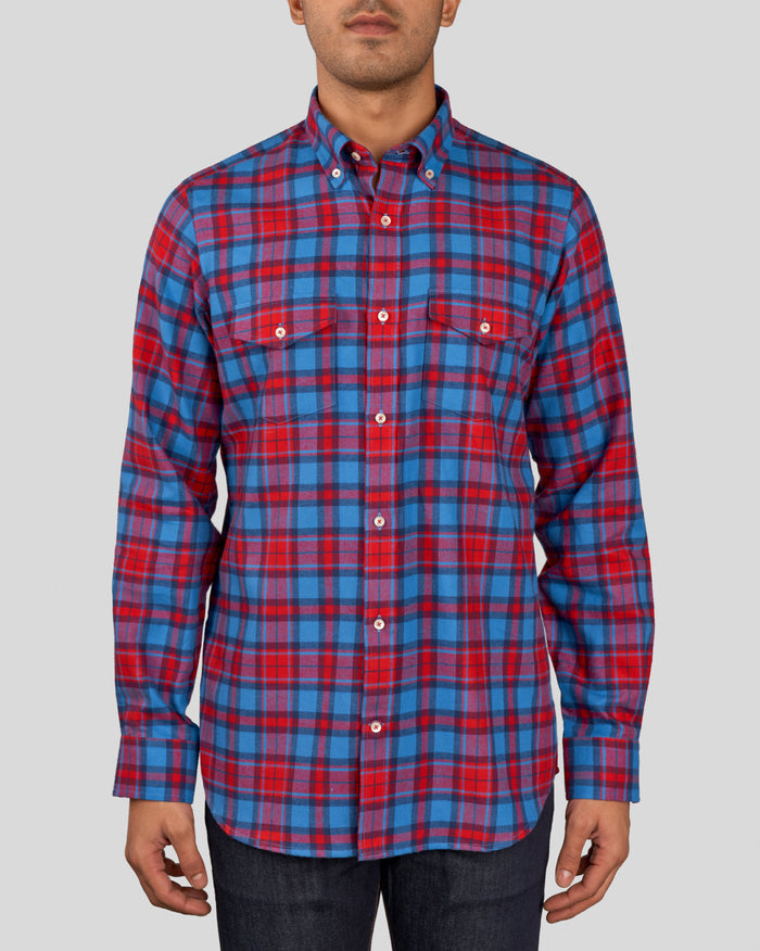 Macaw Flannel Checks Shirt