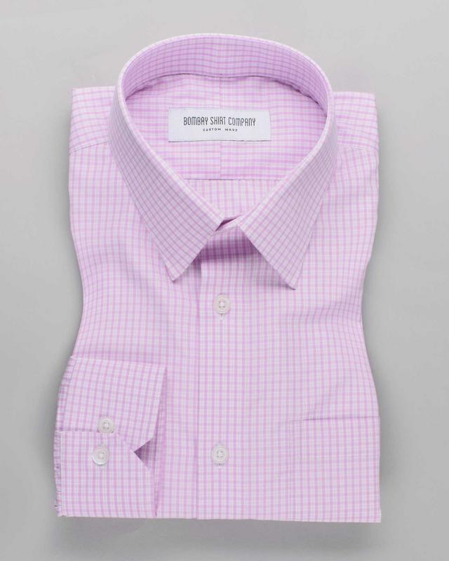 Bombay Shirt Company - Wrinkle Resistant Quartz Checks Shirt