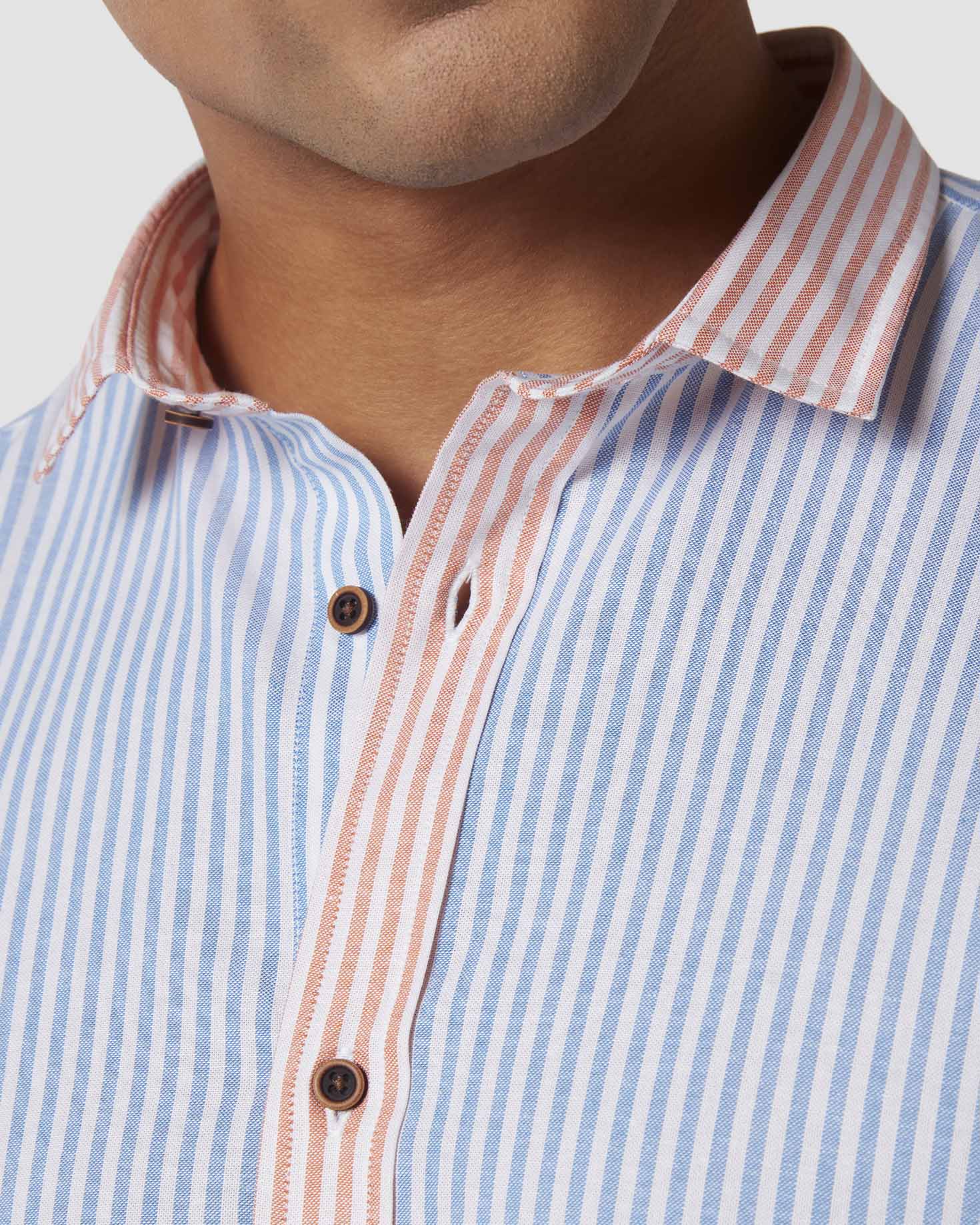 Bombay Shirt Company - Napa Striped Oxford Shirt