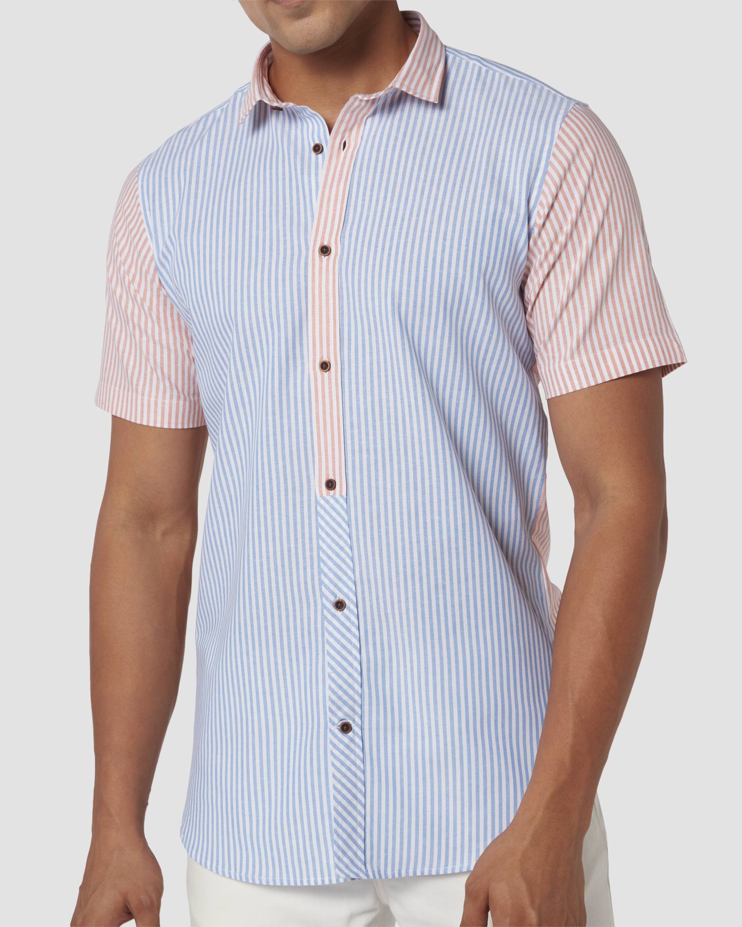 Bombay Shirt Company - Napa Striped Oxford Shirt