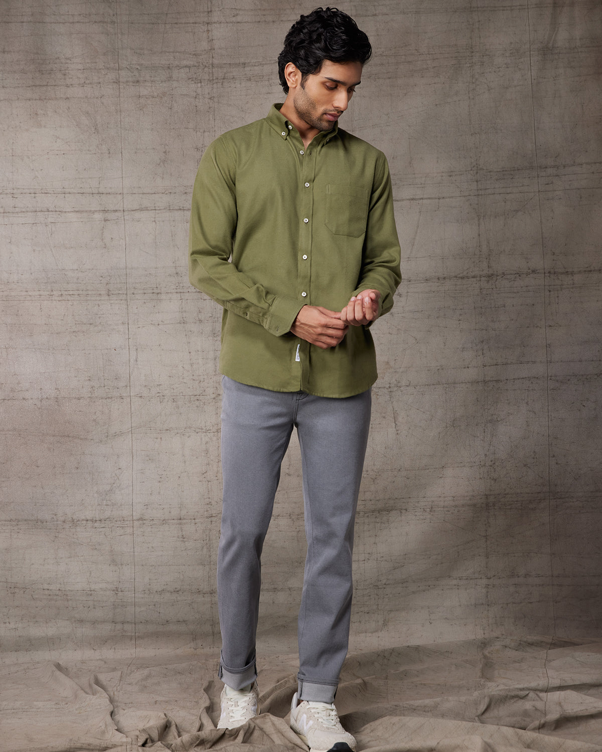 Japanese Terrano Brushed Twill Shirt - CUTROLL