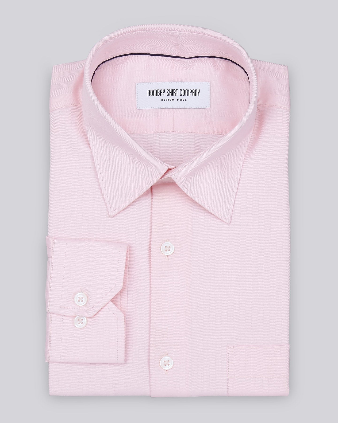 super blossom pink herringbone