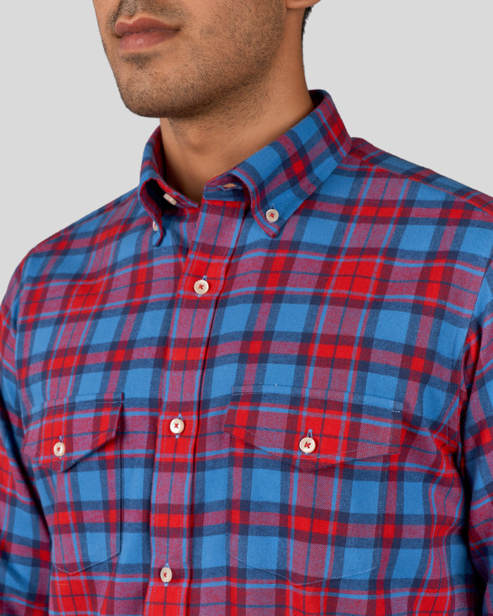 Macaw Flannel Checks Shirt